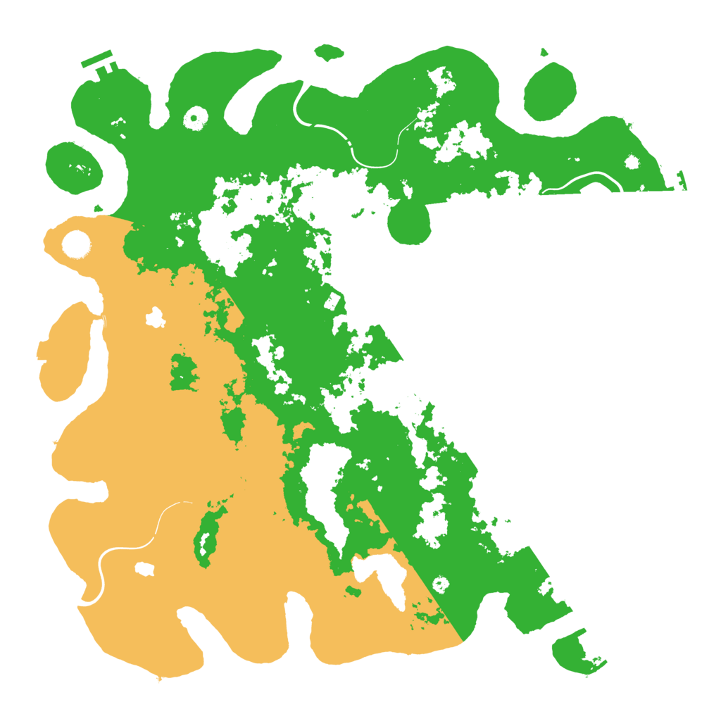 Biome Rust Map: Procedural Map, Size: 4500, Seed: 695151109