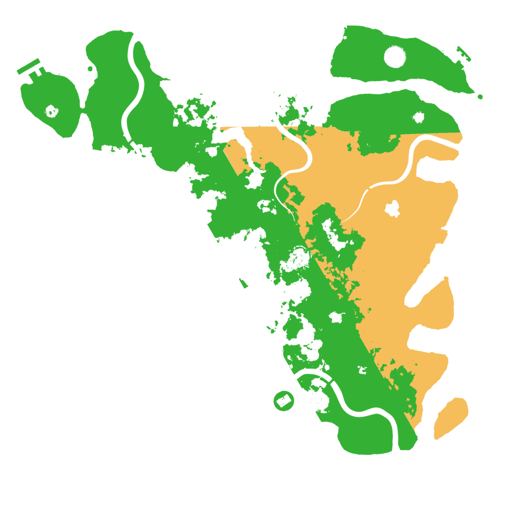 Biome Rust Map: Procedural Map, Size: 4100, Seed: 56878147