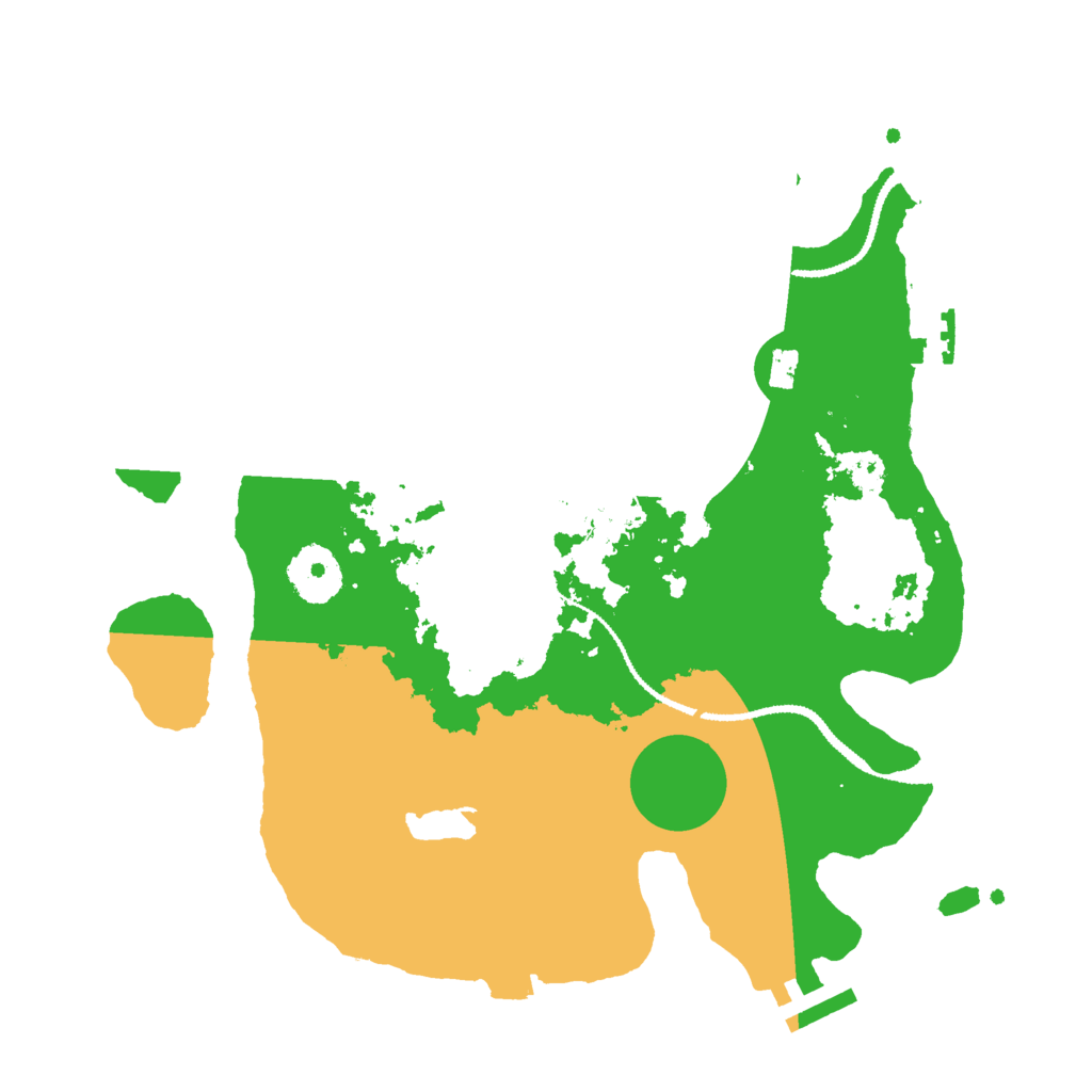 Biome Rust Map: Procedural Map, Size: 3000, Seed: 108034744