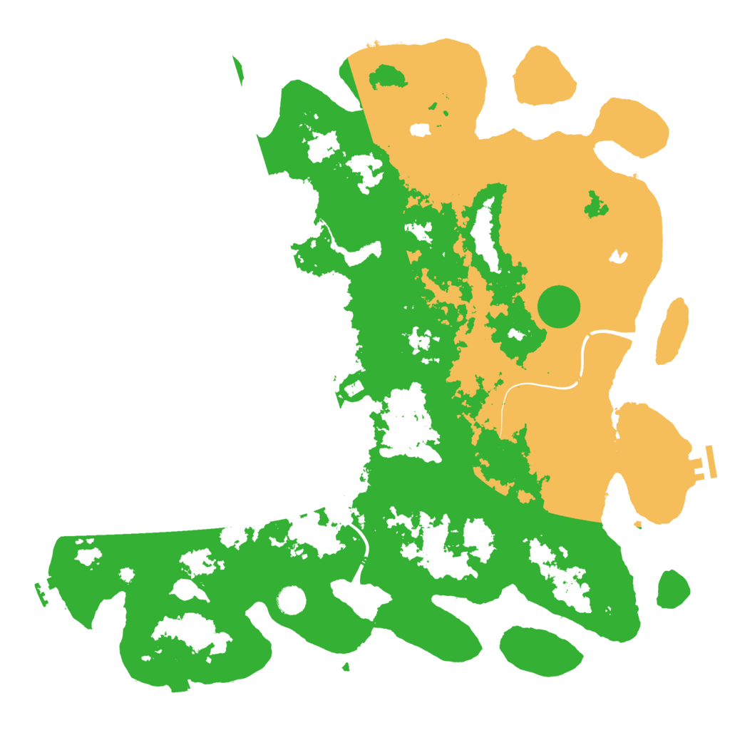 Biome Rust Map: Procedural Map, Size: 4500, Seed: 6072019