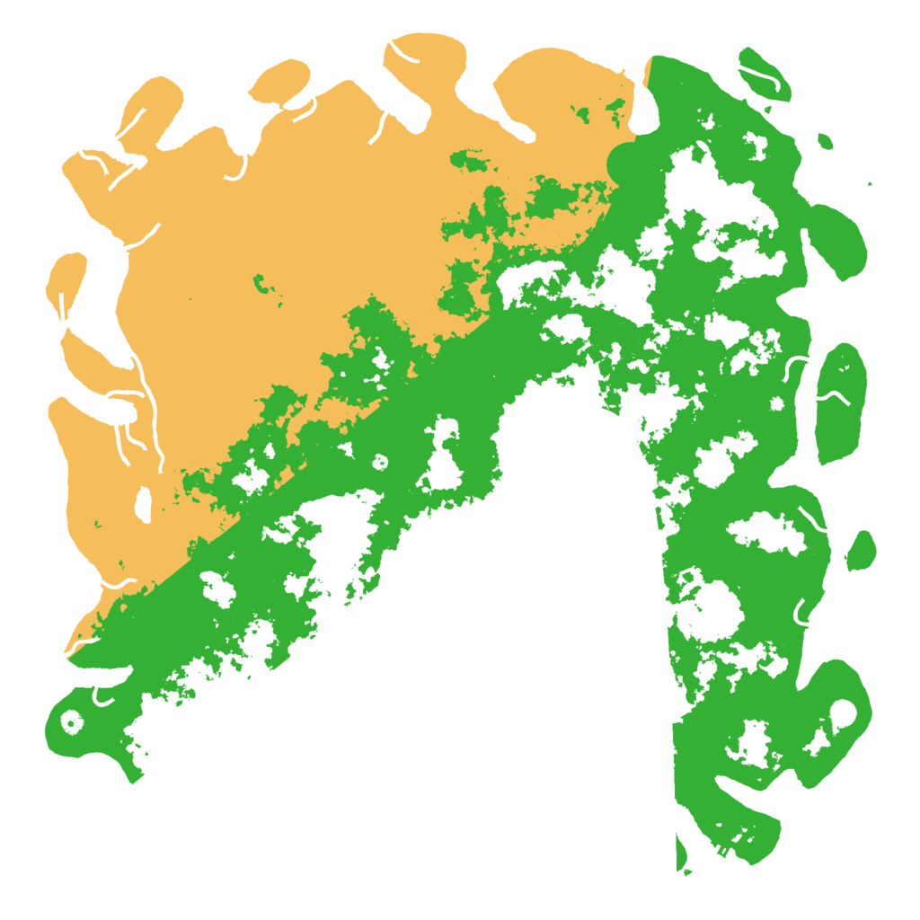 Biome Rust Map: Procedural Map, Size: 6000, Seed: 10241978