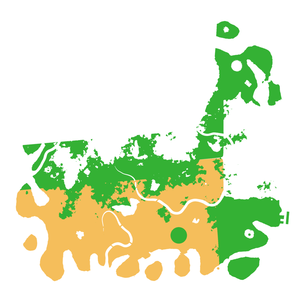 Biome Rust Map: Procedural Map, Size: 4800, Seed: 1587946666