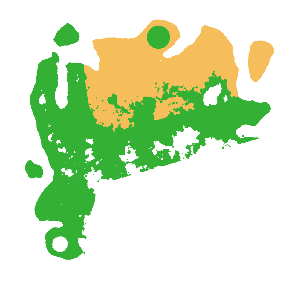 Biome Rust Map: Barren, Size: 3500, Seed: 56258709