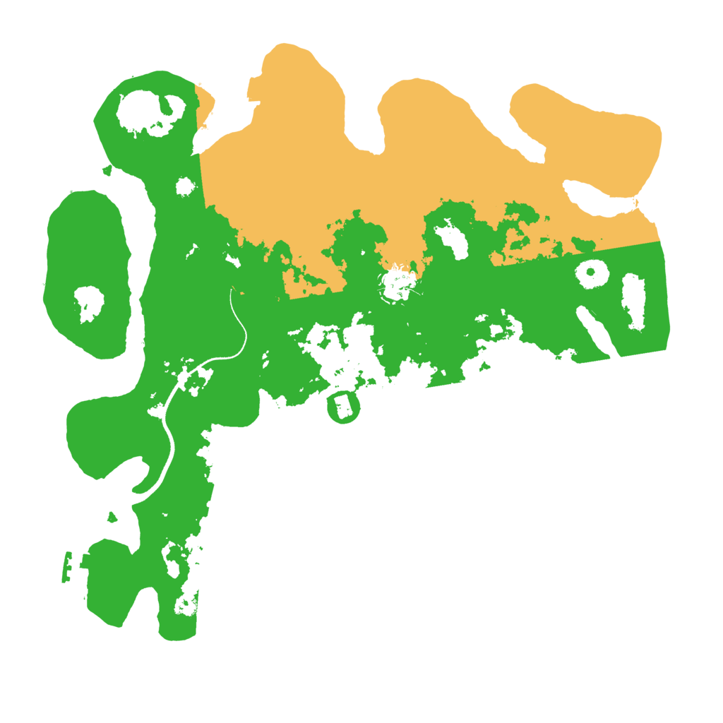 Biome Rust Map: Procedural Map, Size: 3500, Seed: 1612331221
