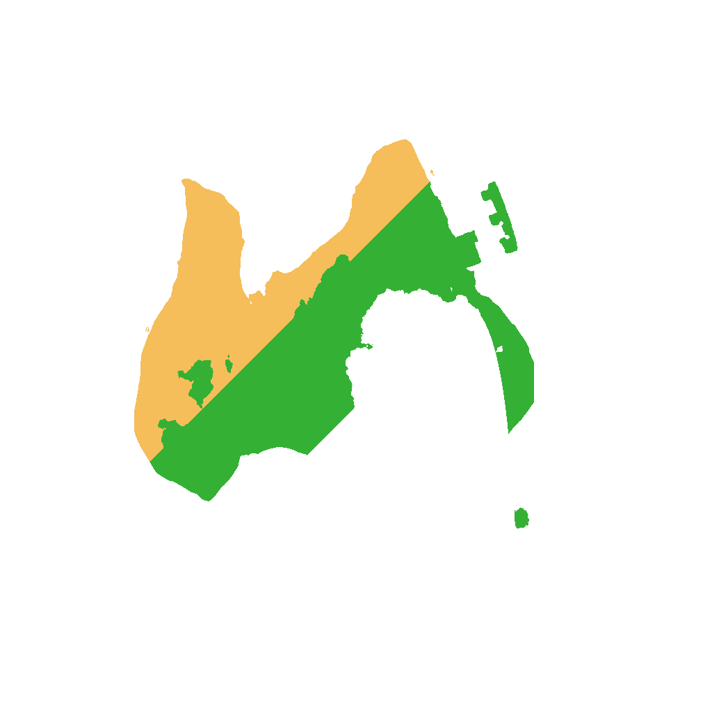 Biome Rust Map: Procedural Map, Size: 1500, Seed: 36245737