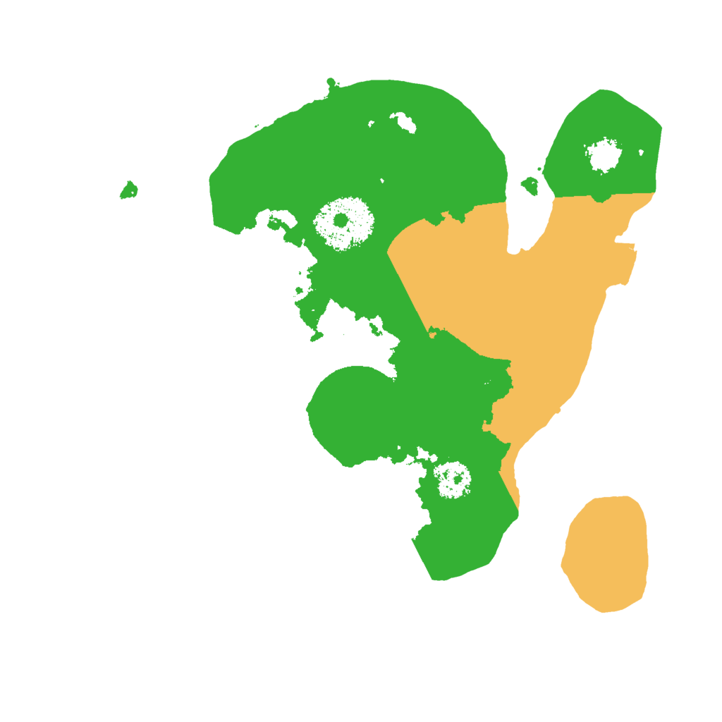 Biome Rust Map: Procedural Map, Size: 2000, Seed: 2115501532