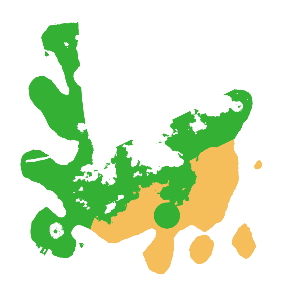 Biome Rust Map: Procedural Map, Size: 3000, Seed: 2768