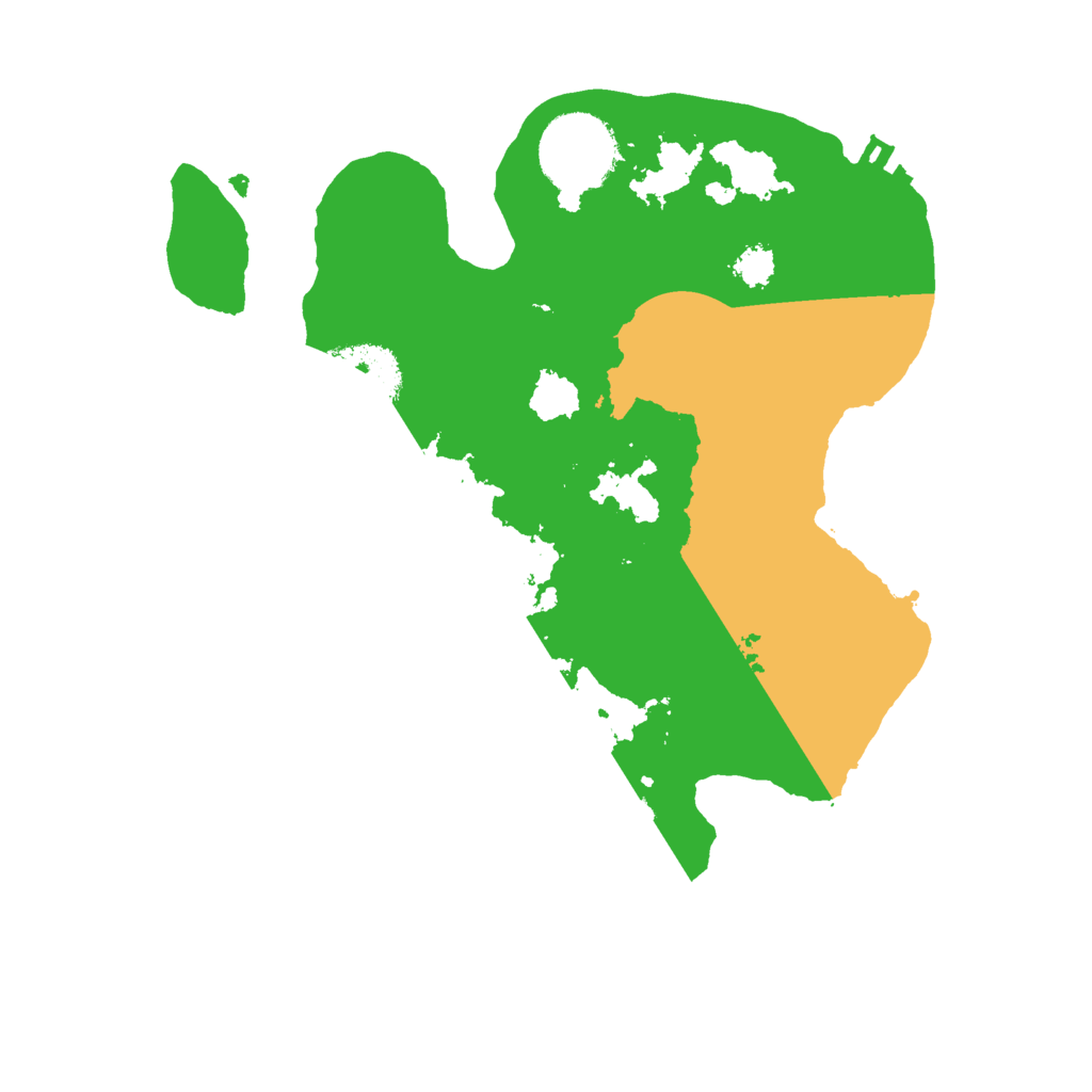 Biome Rust Map: Procedural Map, Size: 2500, Seed: 7524