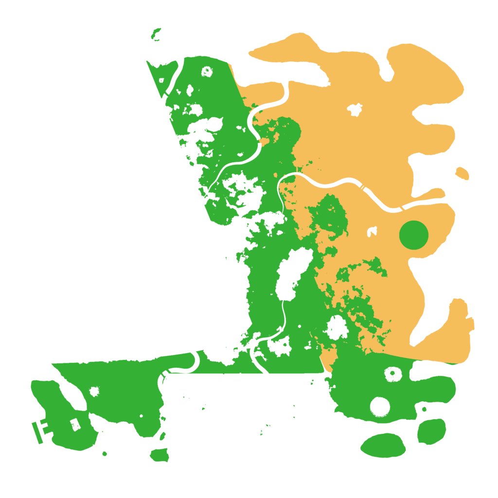 Biome Rust Map: Procedural Map, Size: 4500, Seed: 982347598
