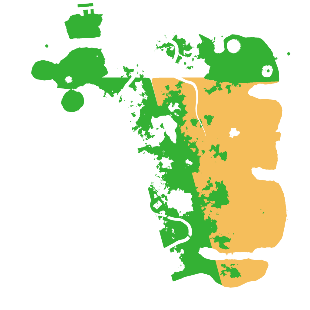 Biome Rust Map: Procedural Map, Size: 4000, Seed: 6521