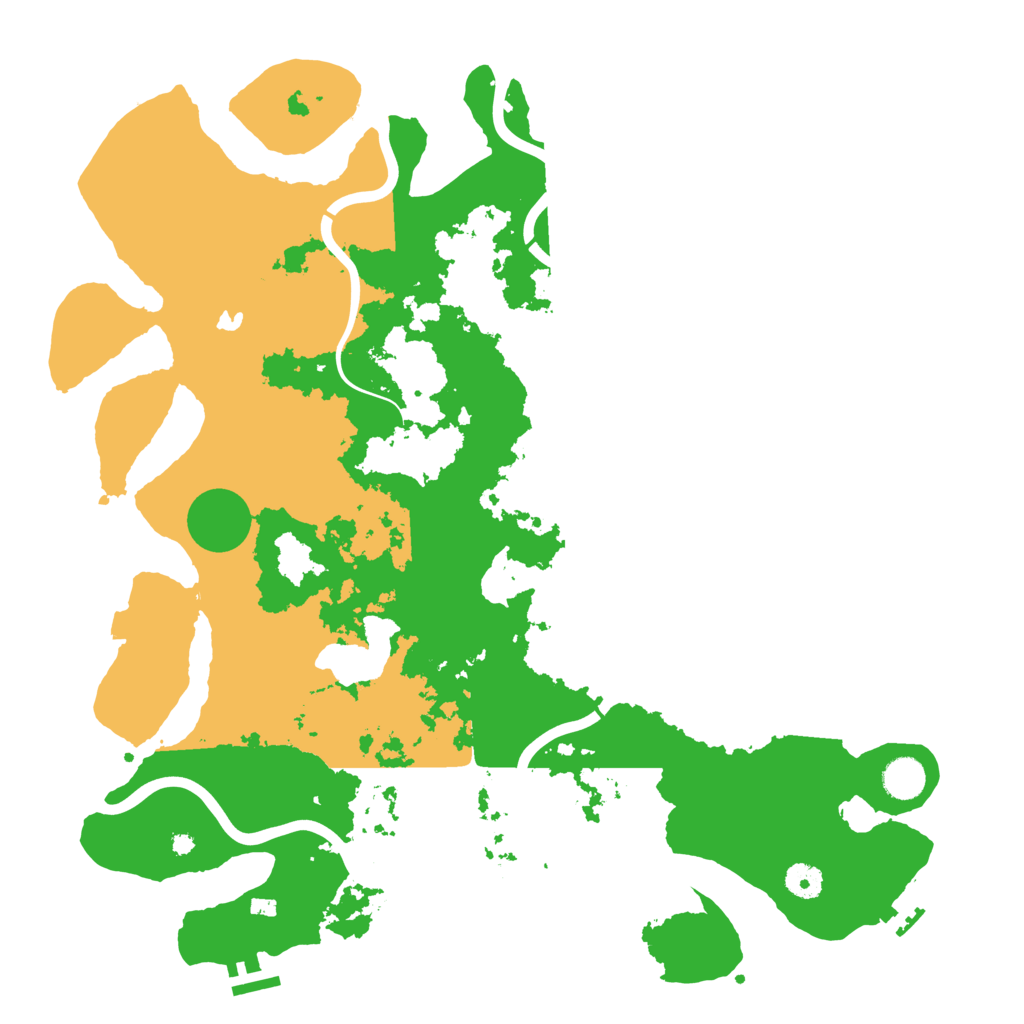 Biome Rust Map: Procedural Map, Size: 4250, Seed: 139728595