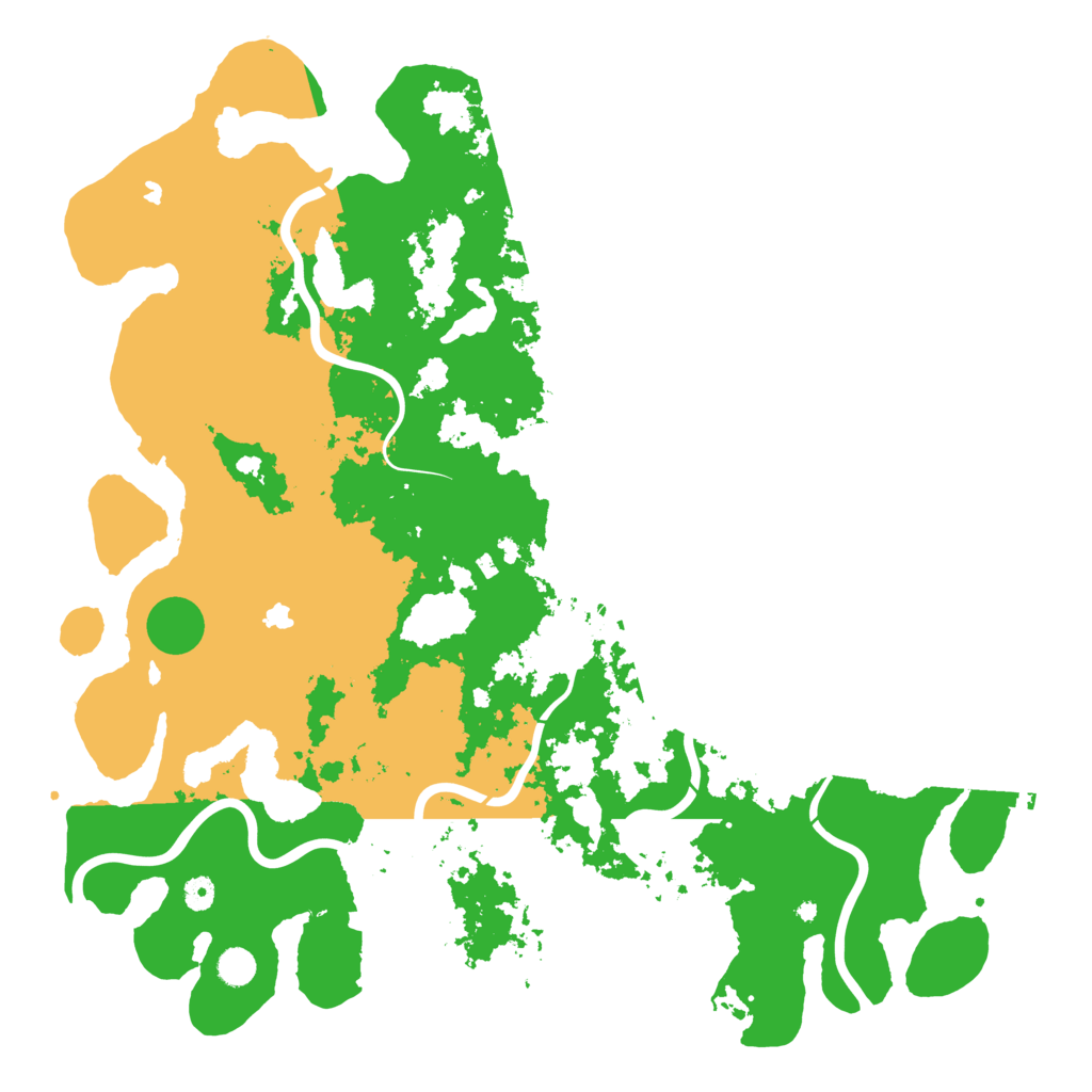 Biome Rust Map: Procedural Map, Size: 5000, Seed: 931340538
