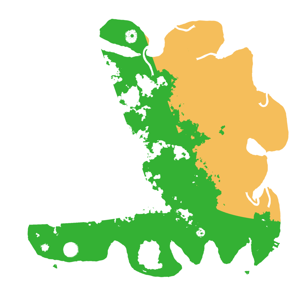 Biome Rust Map: Procedural Map, Size: 3600, Seed: 96643725