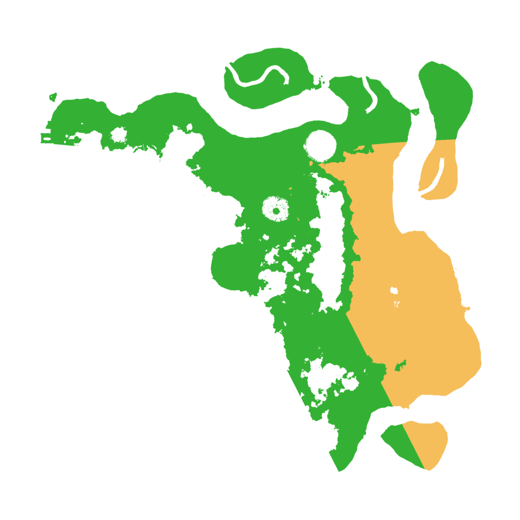 Biome Rust Map: Procedural Map, Size: 3000, Seed: 2115501532