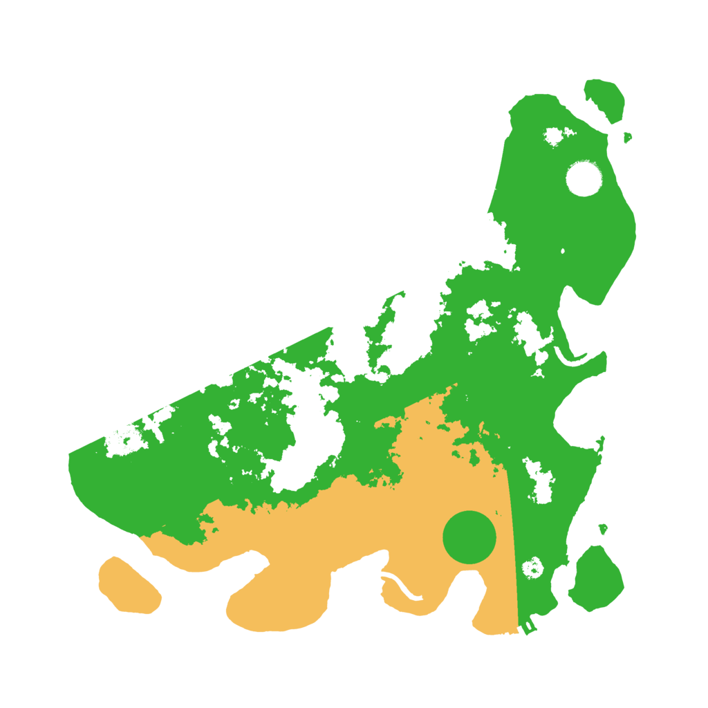 Biome Rust Map: Procedural Map, Size: 3500, Seed: 505317120