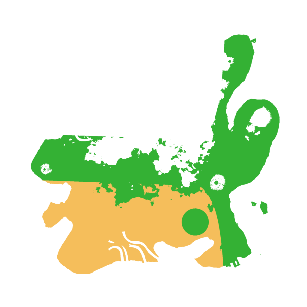 Biome Rust Map: Procedural Map, Size: 3000, Seed: 84635167