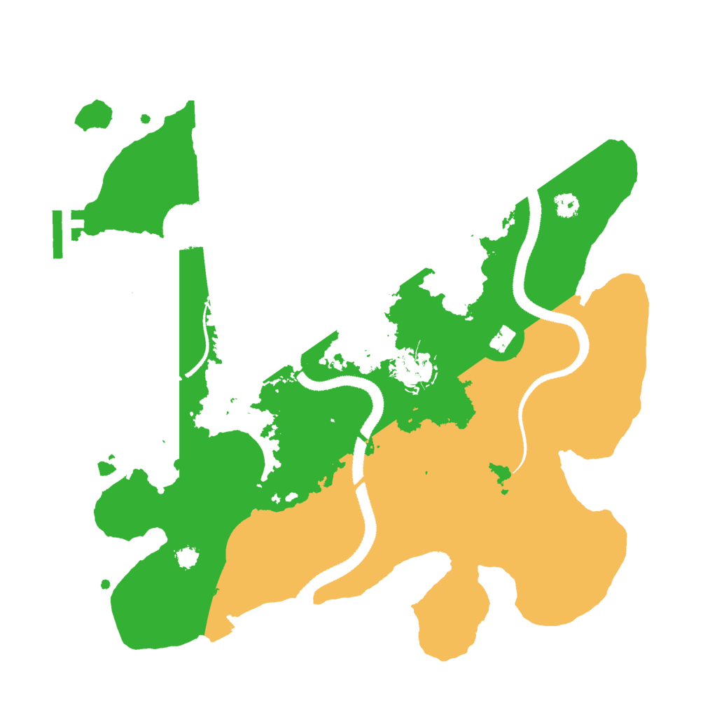 Biome Rust Map: Procedural Map, Size: 3000, Seed: 8787991
