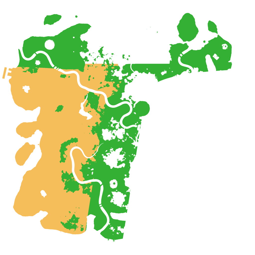 Biome Rust Map: Procedural Map, Size: 4500, Seed: 273472025