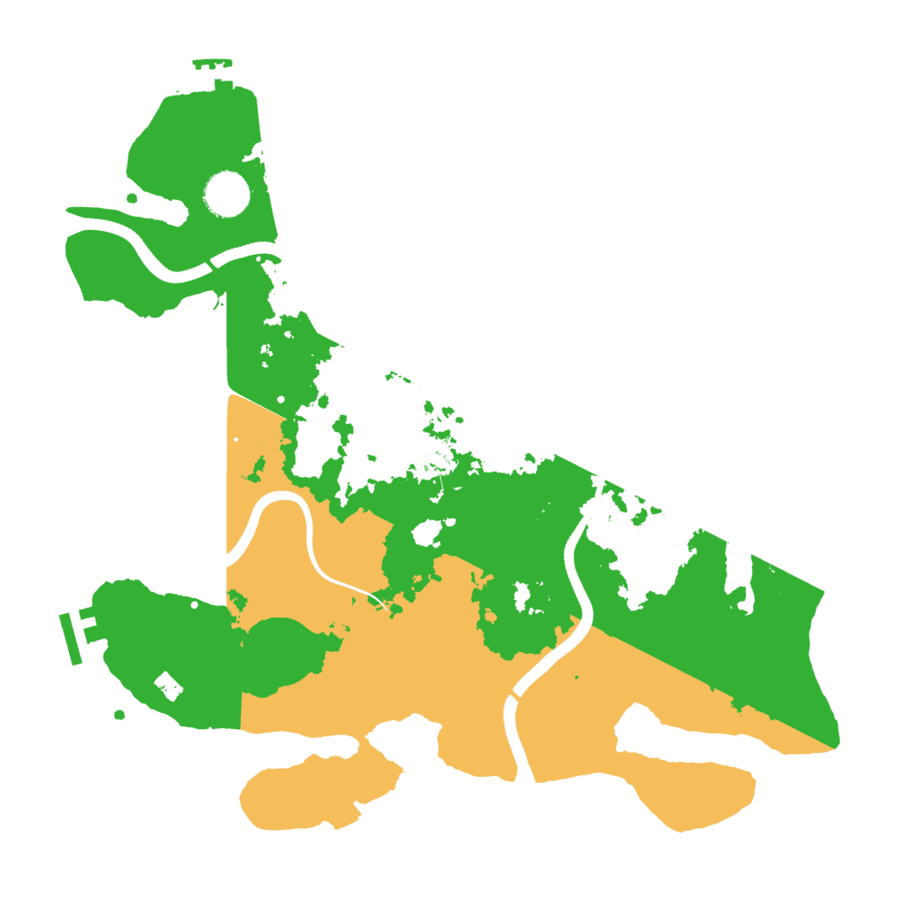 Biome Rust Map: Procedural Map, Size: 3500, Seed: 978298306