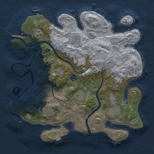 Thumbnail Rust Map: Procedural Map, Size: 3500, Seed: 978298306, 14 Monuments