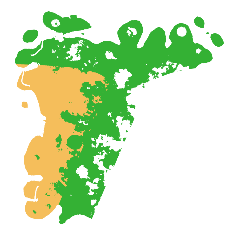 Biome Rust Map: Procedural Map, Size: 4350, Seed: 99395703