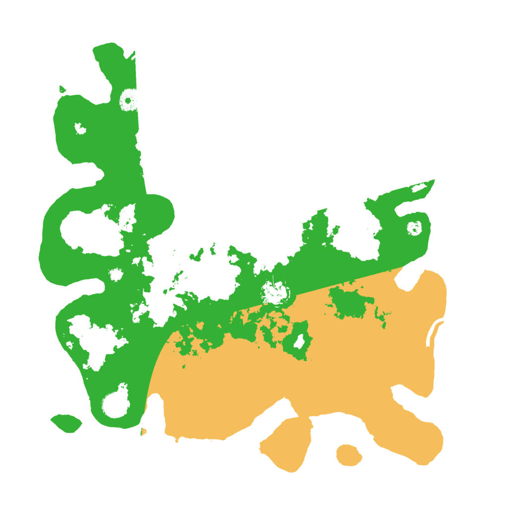 Biome Rust Map: Procedural Map, Size: 3500, Seed: 125850155