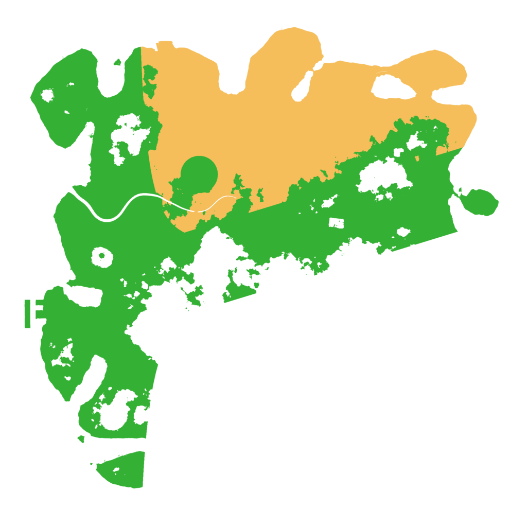 Biome Rust Map: Procedural Map, Size: 3750, Seed: 78753078