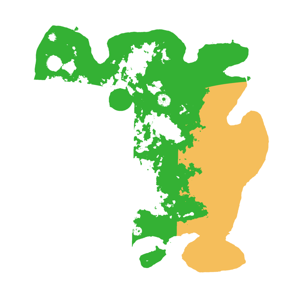 Biome Rust Map: Procedural Map, Size: 3500, Seed: 576524313
