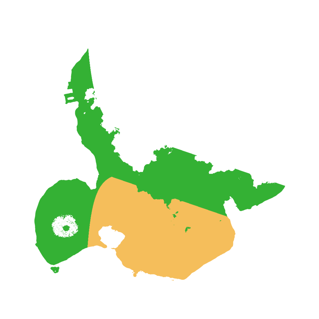 Biome Rust Map: Procedural Map, Size: 2000, Seed: 693311616