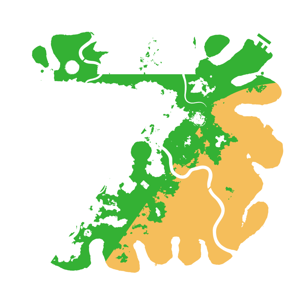 Biome Rust Map: Procedural Map, Size: 3900, Seed: 3015930