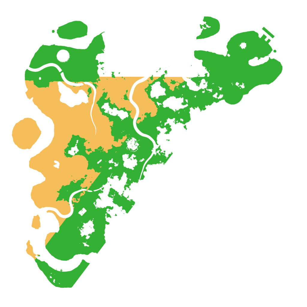 Biome Rust Map: Procedural Map, Size: 4300, Seed: 54565160