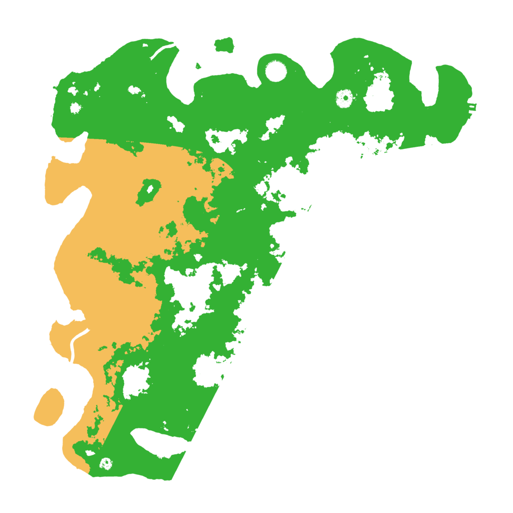 Biome Rust Map: Procedural Map, Size: 4300, Seed: 86397701