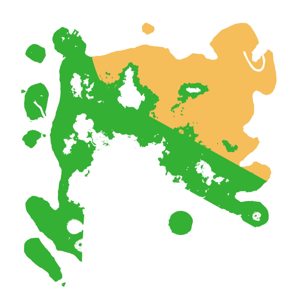 Biome Rust Map: Procedural Map, Size: 3650, Seed: 63837254