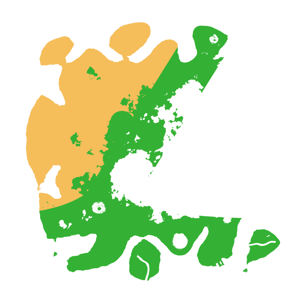 Biome Rust Map: Procedural Map, Size: 3500, Seed: 51019600