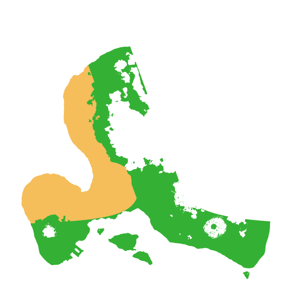 Biome Rust Map: Procedural Map, Size: 2200, Seed: 768565432