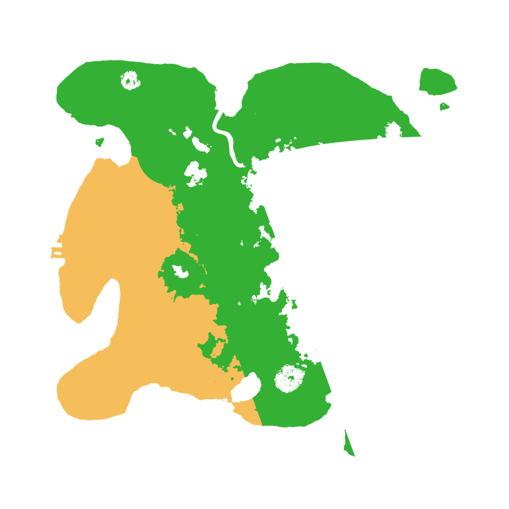 Biome Rust Map: Procedural Map, Size: 2800, Seed: 14902388