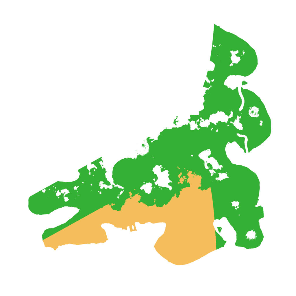 Biome Rust Map: Procedural Map, Size: 2800, Seed: 508777290