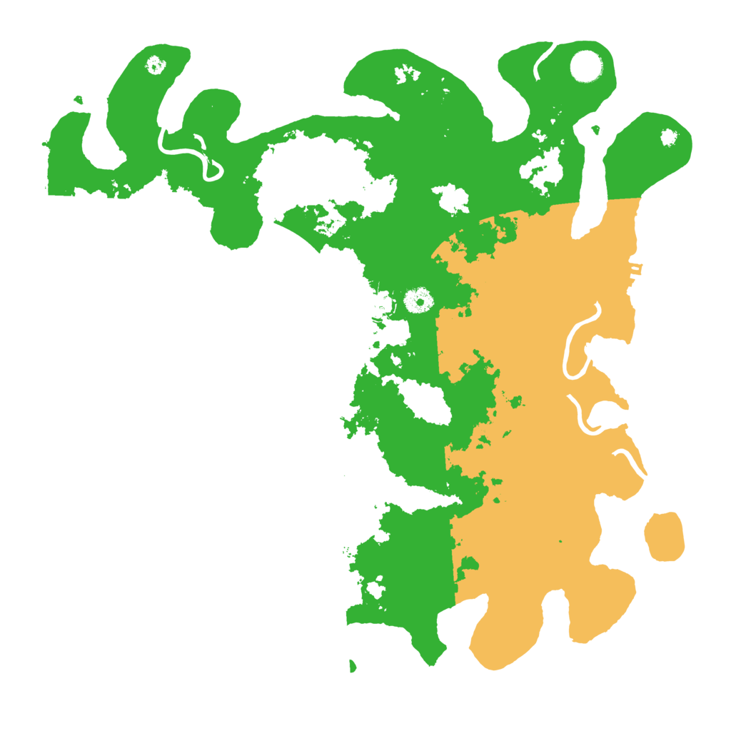 Biome Rust Map: Procedural Map, Size: 4000, Seed: 50199