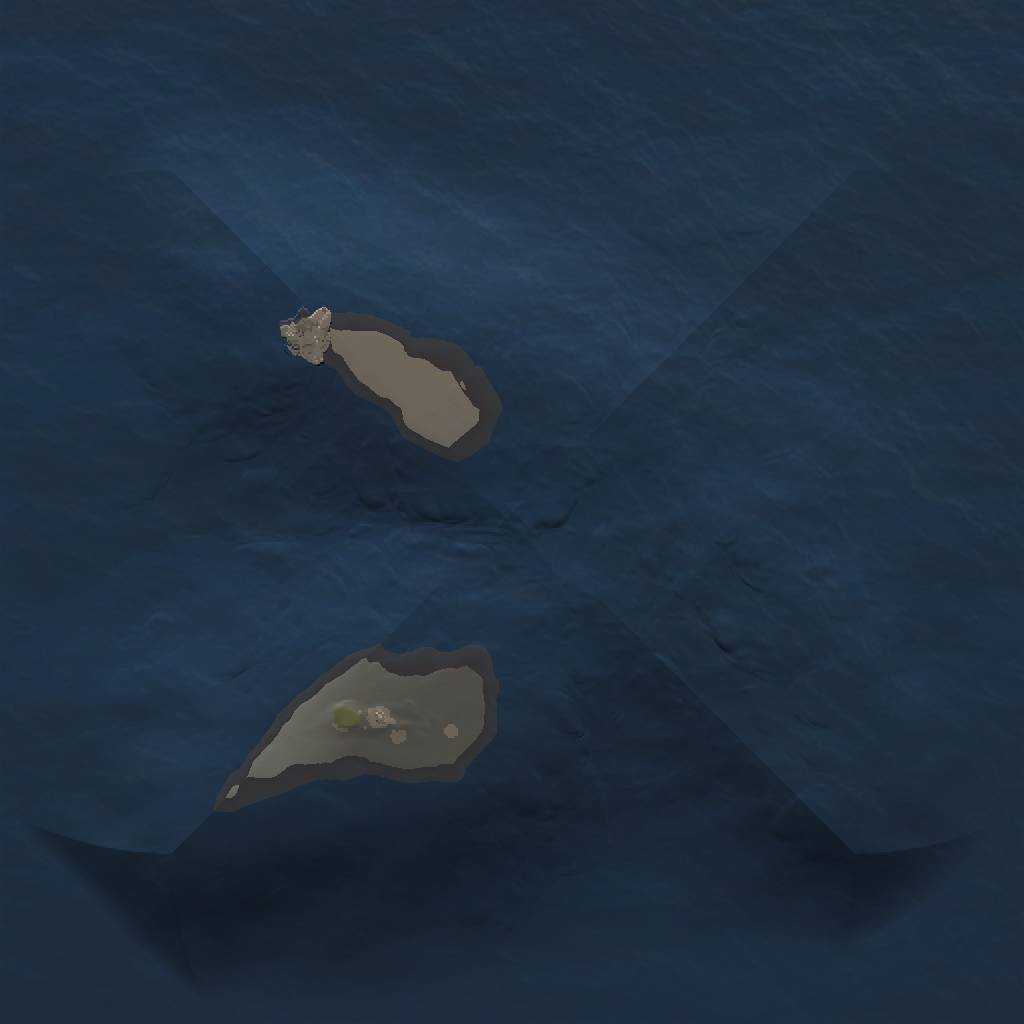 Rust Map: Procedural Map, Size: 1000, Seed: 364442343, 3 Monuments