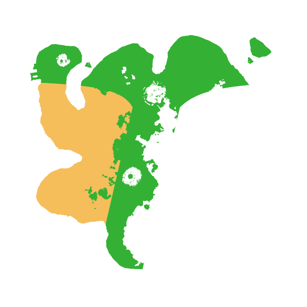 Biome Rust Map: Procedural Map, Size: 2500, Seed: 1182943183
