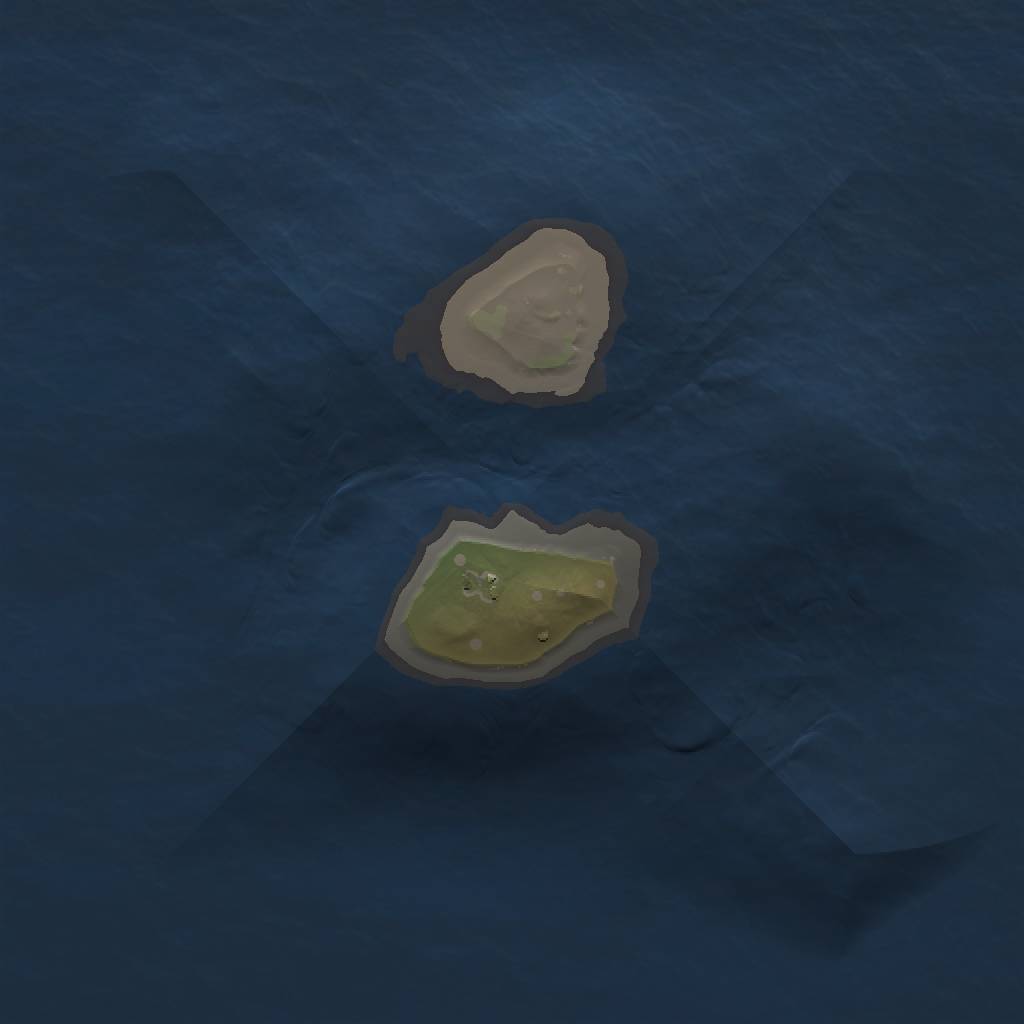 Rust Map: Procedural Map, Size: 1111, Seed: 1467301315, 3 Monuments