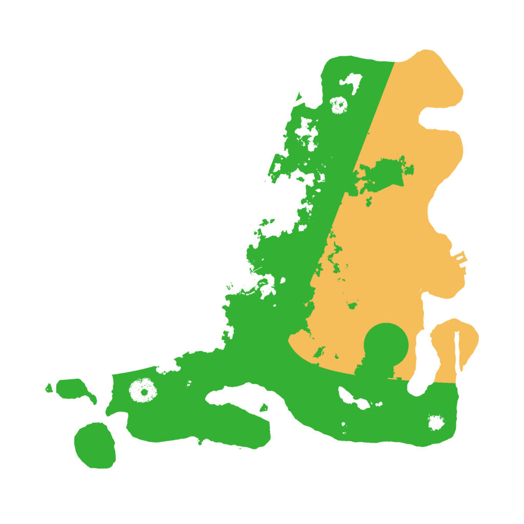 Biome Rust Map: Procedural Map, Size: 3100, Seed: 163242516