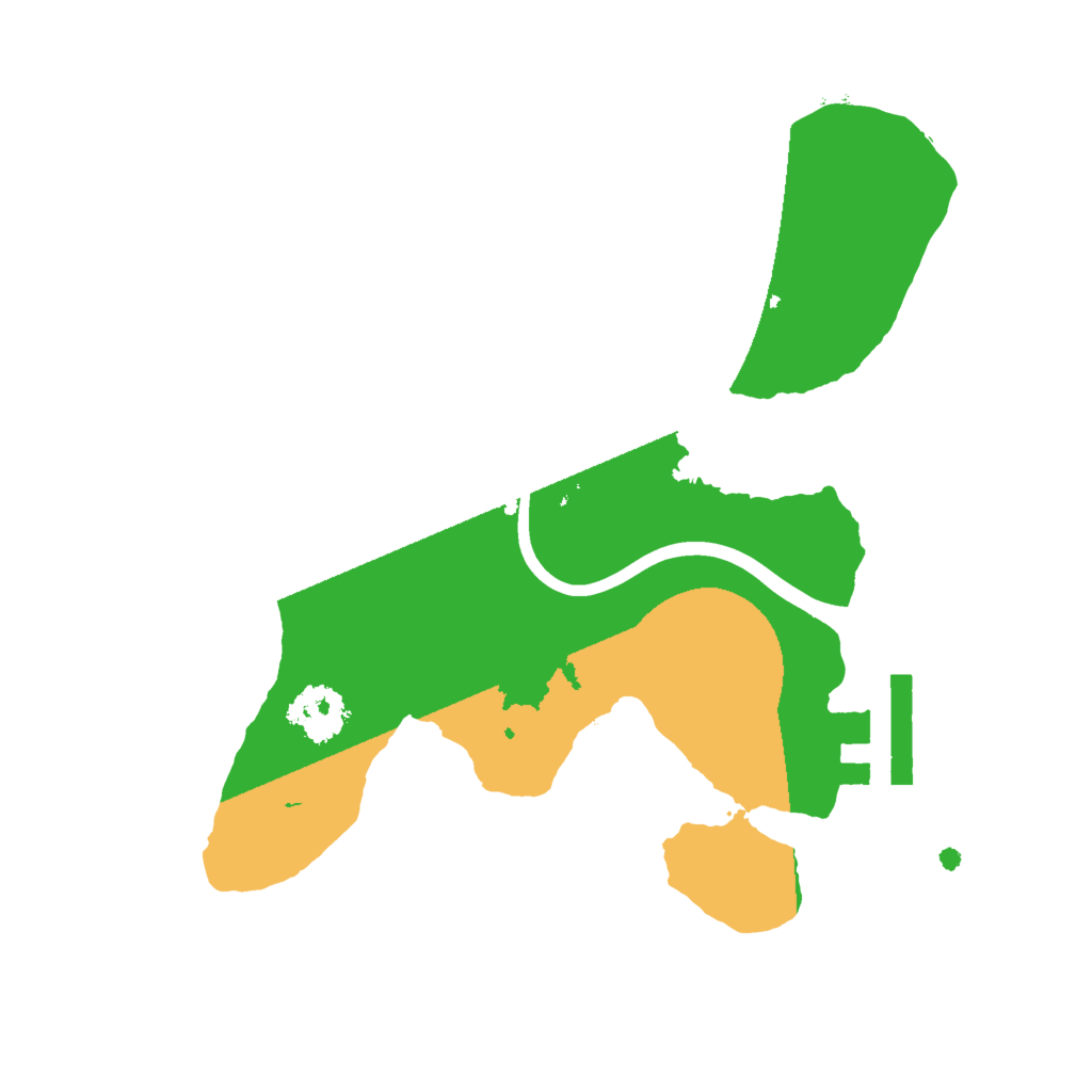 Biome Rust Map: Procedural Map, Size: 2000, Seed: 10259853