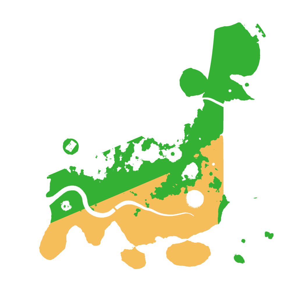 Biome Rust Map: Procedural Map, Size: 3000, Seed: 10259853