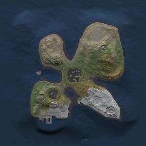 Thumbnail Rust Map: Procedural Map, Size: 1500, Seed: 473410062, 5 Monuments