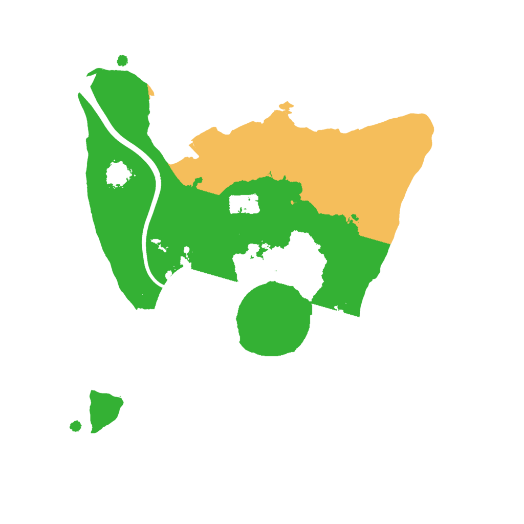 Biome Rust Map: Procedural Map, Size: 1900, Seed: 841125431