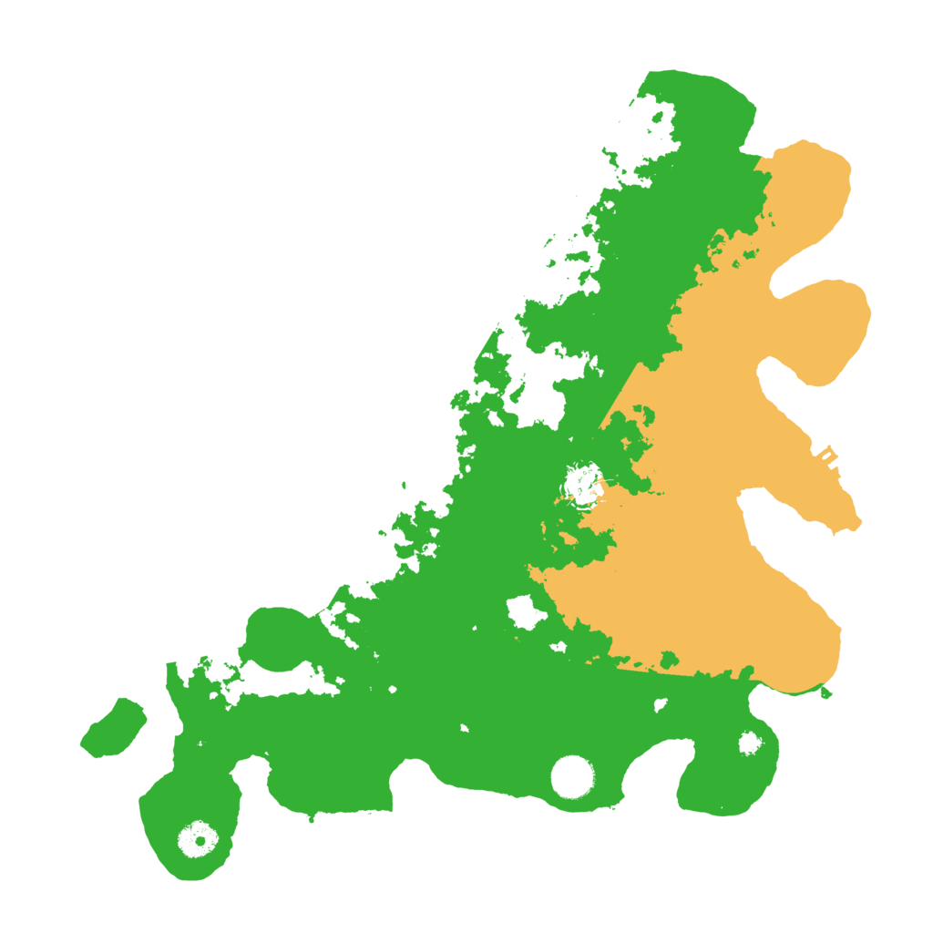 Biome Rust Map: Procedural Map, Size: 3800, Seed: 18148025