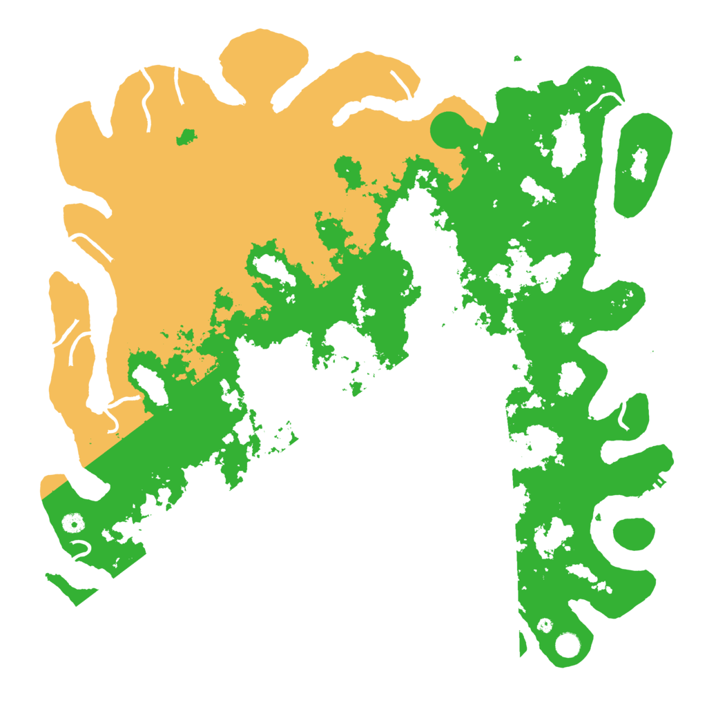 Biome Rust Map: Procedural Map, Size: 5000, Seed: 61833915