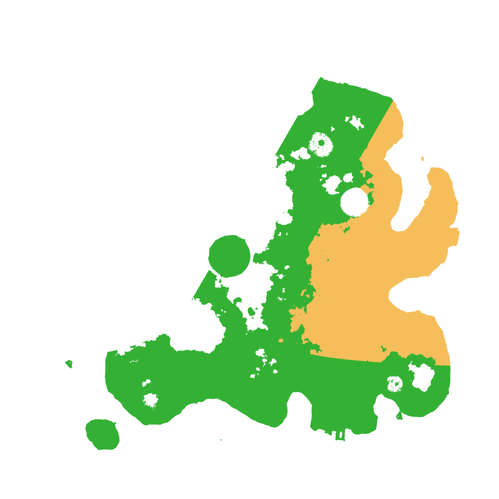 Biome Rust Map: Procedural Map, Size: 3200, Seed: 1688235955