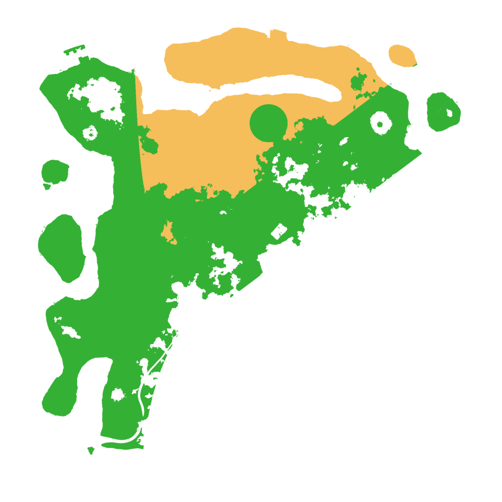 Biome Rust Map: Procedural Map, Size: 3500, Seed: 789433415